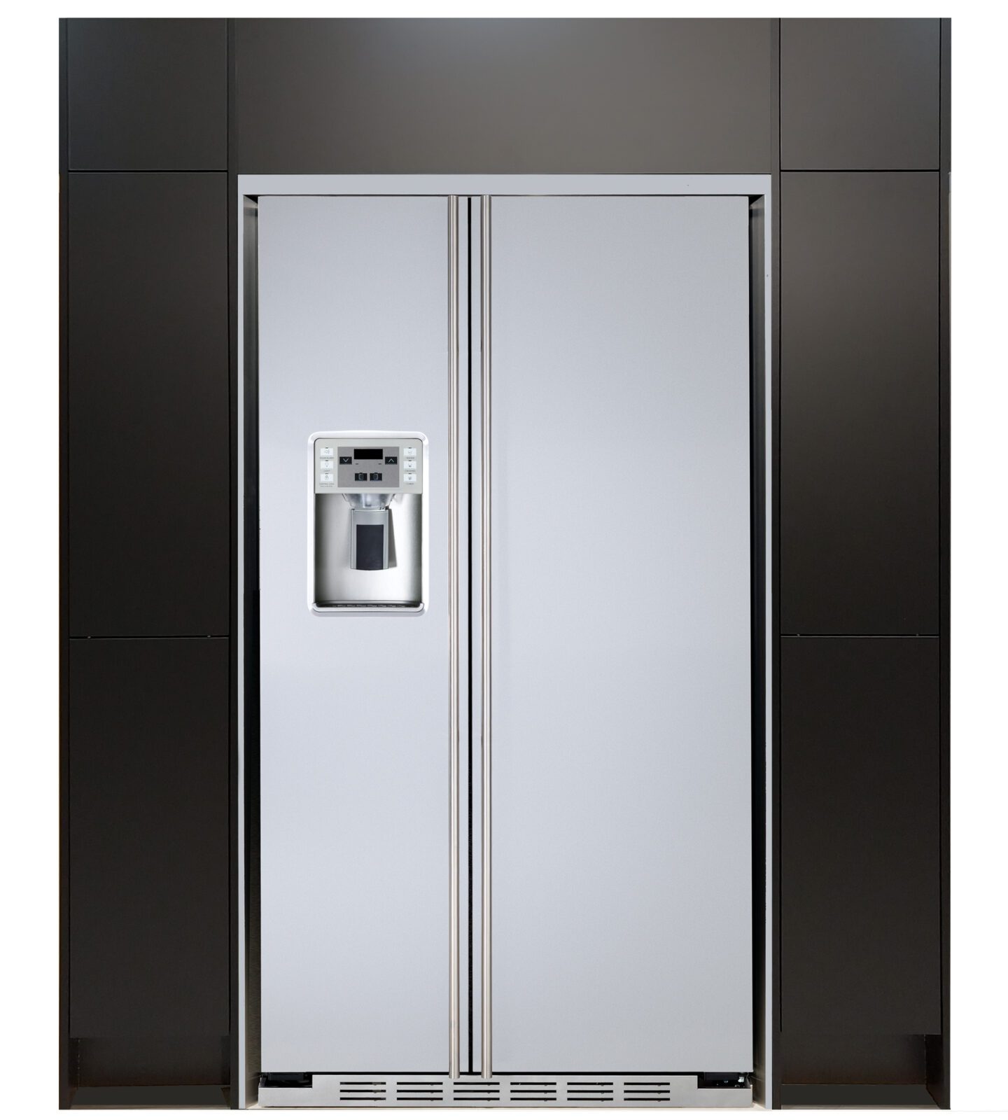 Side-by-Side Kühlschrank Türe stellen